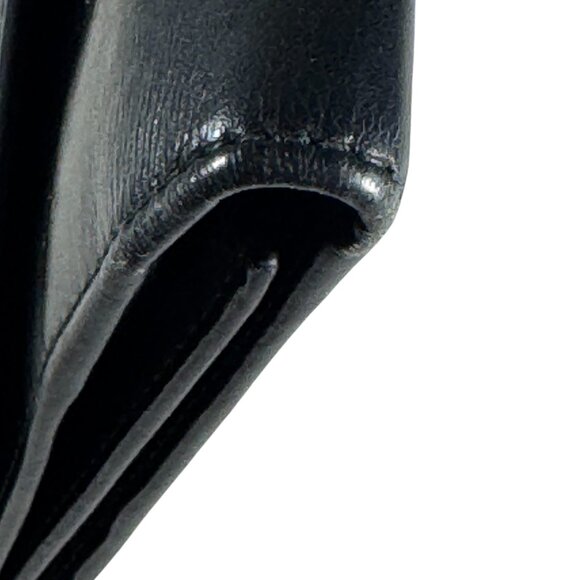 GUCCI IN BLACK LEATHER CONTINENTAL LONG WALLER IN MINT CONDITION - Picture 13 of 15